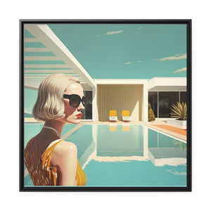 "Deco Dive" Matte Canvas