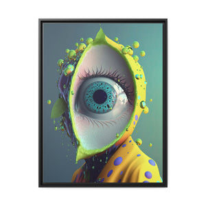 "All Seeing Lime" Matte Canvas