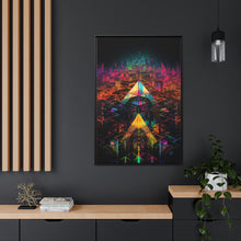 Load image into Gallery viewer, &quot;Neon Pyramid City&quot; Matte Canvas
