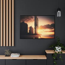 Load image into Gallery viewer, "Golden Hour at Surfers Paradise" Matte Canvas
