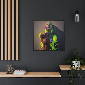 "Lady Luminance" Matte Canvas