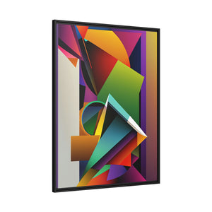 "Colorful Effervescence" Matte Canvas