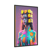 Load image into Gallery viewer, "Galactic Blocks Glam" Matte Canvas
