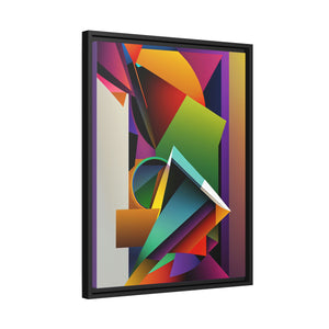 "Colorful Effervescence" Matte Canvas