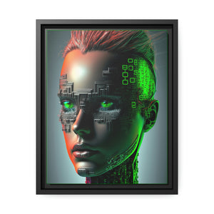 "Matrix Maiden" Matte Canvas