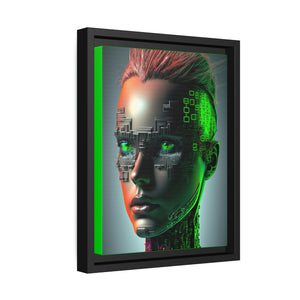 "Matrix Maiden" Matte Canvas