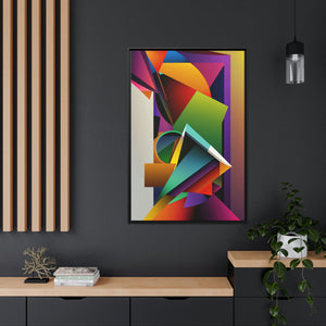 "Colorful Effervescence" Matte Canvas