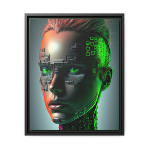 "Matrix Maiden" Matte Canvas