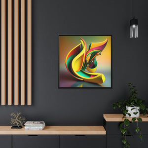 "Banana Abstraction" Matte Canvas