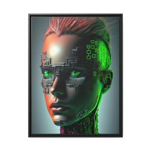 "Matrix Maiden" Matte Canvas