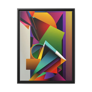 "Colorful Effervescence" Matte Canvas