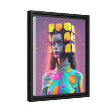 Load image into Gallery viewer, "Galactic Blocks Glam" Matte Canvas

