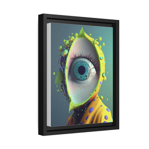 "All Seeing Lime" Matte Canvas