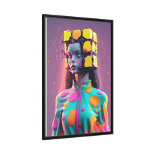 Load image into Gallery viewer, "Galactic Blocks Glam" Matte Canvas
