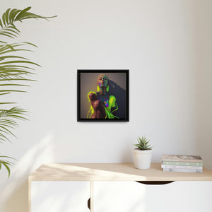 "Lady Luminance" Matte Canvas