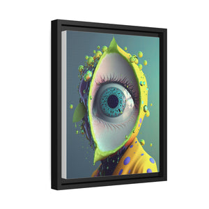 "All Seeing Lime" Matte Canvas