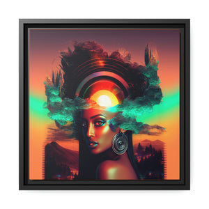 "Effulgent Empress" Matte Canvas