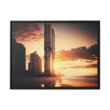 Load image into Gallery viewer, "Golden Hour at Surfers Paradise" Matte Canvas
