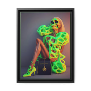 "Lime Light Mystery" Matte Canvas