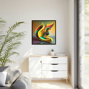 "Banana Abstraction" Matte Canvas
