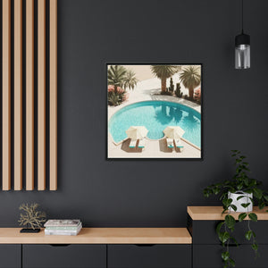 "Elegant Echoes" Matte Canvas
