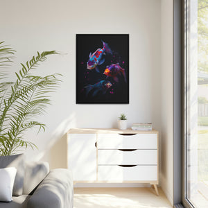"Colourful Koi" Matte Canvas