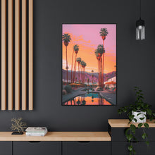Load image into Gallery viewer, "Sandy Palms By The Sunset" Gallery Canvas Wraps
