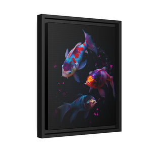 "Colourful Koi" Matte Canvas