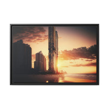 Load image into Gallery viewer, "Golden Hour at Surfers Paradise" Matte Canvas
