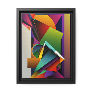 "Colorful Effervescence" Matte Canvas