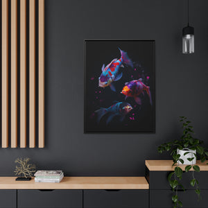 "Colourful Koi" Matte Canvas
