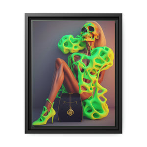 "Lime Light Mystery" Matte Canvas