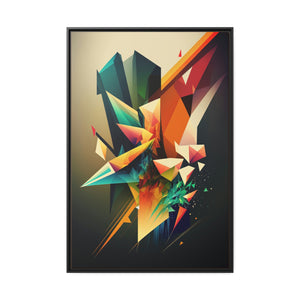 "Color Cascade II" Matte Canvas