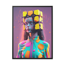 Load image into Gallery viewer, "Galactic Blocks Glam" Matte Canvas
