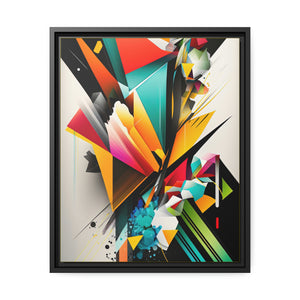 "Color Cascade" Matte Canvas