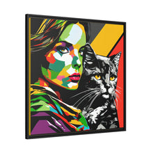 Load image into Gallery viewer, "Cat Pop" Matte Canvas
