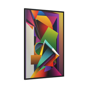 "Colorful Effervescence" Matte Canvas