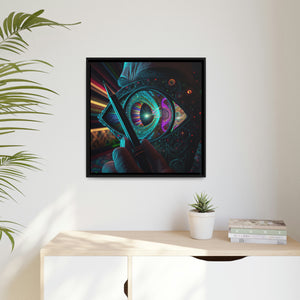 "Observer Meets Observed" Matte Canvas