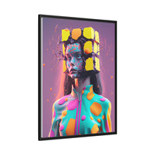 Load image into Gallery viewer, "Galactic Blocks Glam" Matte Canvas
