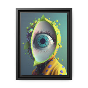 "All Seeing Lime" Matte Canvas